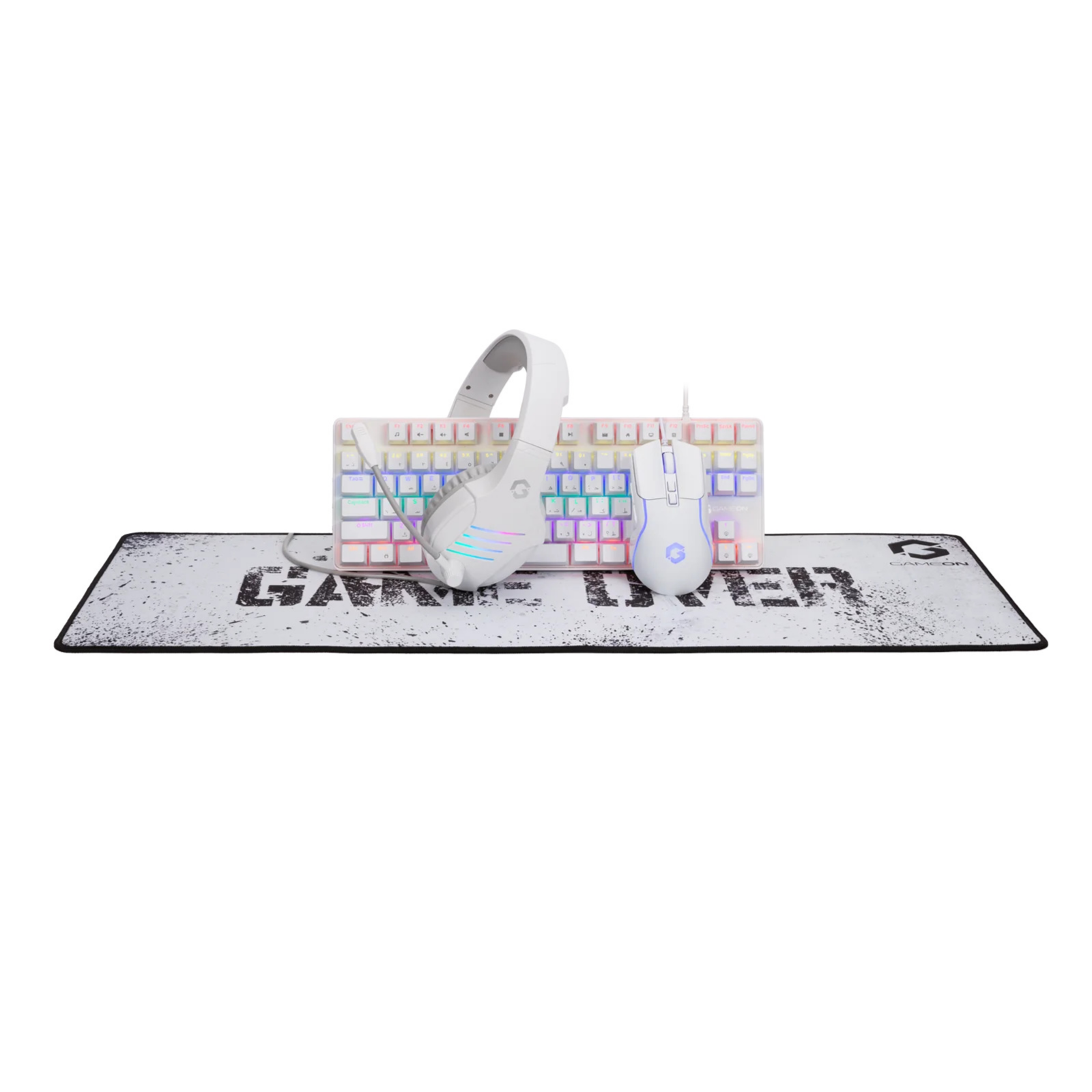 GAMEON VIPER XA All-In-One Artic Series Gaming Bundle (Mechanical Keyboard, Headset, Mouse & Mousepad)-GO-VIPER-XA GAMEON VIPER XA All-In-One Artic Series Gaming Bundle (Mechanical Keyboard, Headset, Mouse & Mousepad)-GO-VIPER-XA